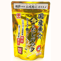 [Best Before:1.2.2025] Natural Fish Soup Stock Dashi Bag 国産魚介 金のだしパック 96g (8g x 12 bags)