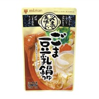 MIZKAN Hot Pot Soup Base Sesame & Soy Milk Straight Type ミツカン ごま豆乳鍋つゆ ストレート 750g