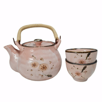3D0169/0193 Sakura Teapot & 2 Cup Set