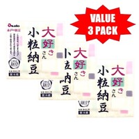 Daisukisan Small Grain Natto  Value 3 Pack Set 大好きさん小粒納豆 お得な3パックセット (45g x 3pk) x 3