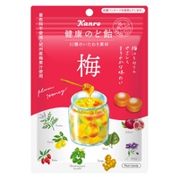 [Best Before:31.3.2026]Kanro Healthy Plum Throat Candy Drops 健康梅のど飴 90g
