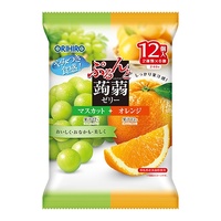 [Best Before:30.11.2026]Jerry pouch Muscat & Orange 12pc ぷるんと蒟蒻 マスカット＆オレンジ