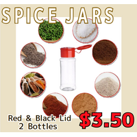 Spice Jars 2 bottles