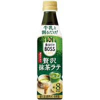 [Best Before:30.6.2025]BOSS Green tea late base 340ml  割るだけボスカフェ贅沢抹茶ラテ