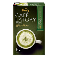 CAFE LATORY Rich Matcha Green Tea Latte 濃厚抹茶ラテ 11.5g×6pc