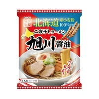 Dried Ramen Asahikawa Soy sauce 105.5g 二夜干しラーメン旭川しょうゆ