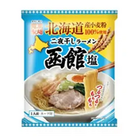Dried Ramen Hakodate Salt 104.5g 二夜干しラーメン函館 塩