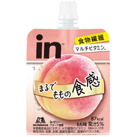 [Best Before:31.7.2026]Jelly Pouch Energy Peach Flavour 150g inゼリー もも味