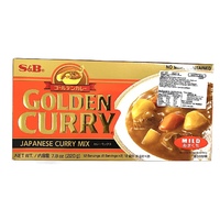 S&B Golden Curry Hot 198g | ゴールデンカレー 辛口　198ｇ