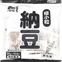 [Best Before:30.6.2026]Natto Small beans NO Sauce 300g(30g x 10pc)極小粒納豆