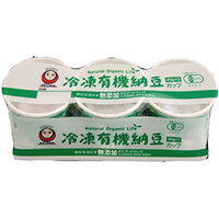 Azuma Organic Natto あづま有機納豆 40gx3cups