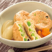 Deep Fried Tofu Patty Edamame えだ豆がんも 6pc 150g