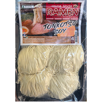 Homemade Ramen noodle with Chicken Soy soup 650g 4serves ホームメイドラーメン醤油